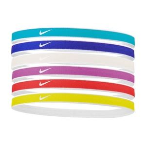🆕 NIKE Headbands-6 Pack Baltic Blue